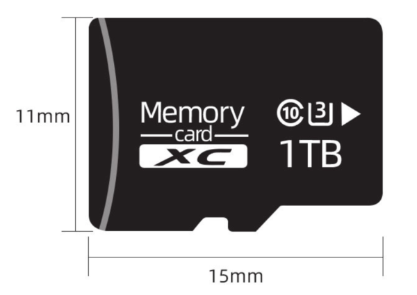 1TB MicroSD Card – High Capacity TF Memory for Professional Video, Drones, Phones & File Backup