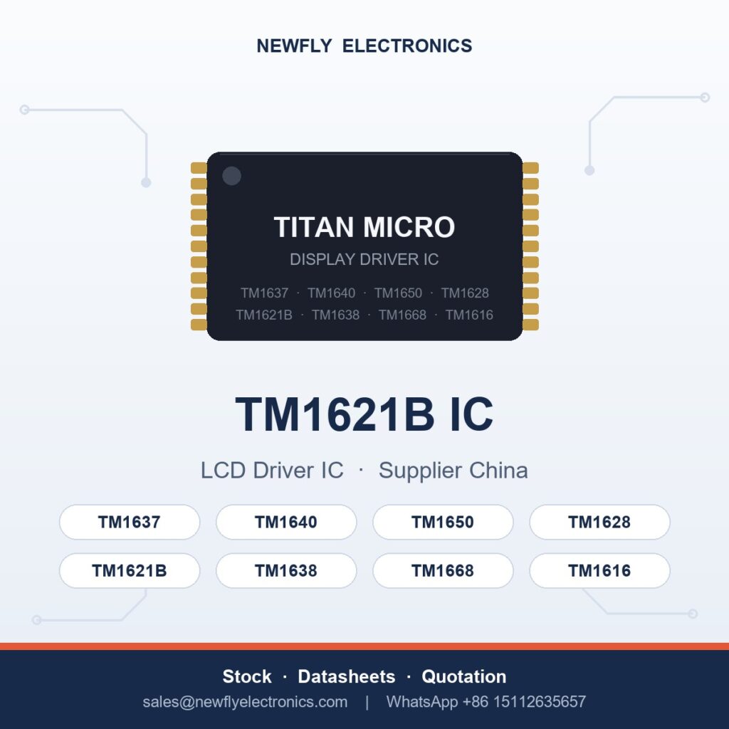 tm1621b lcd driver ic - Titan Micro display driver IC from Newfly Electronics