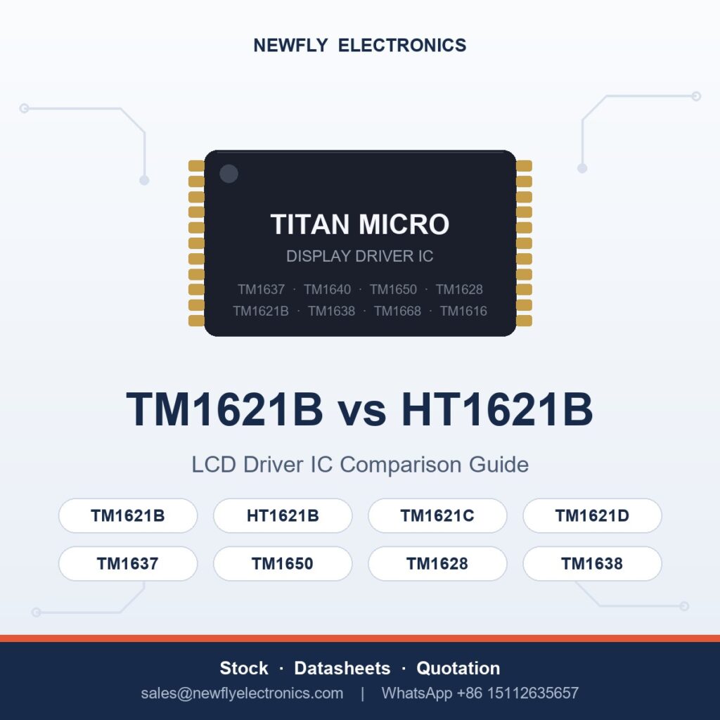 tm1621b vs ht1621b - Titan Micro display driver IC from Newfly Electronics